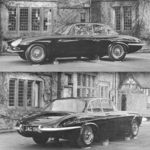 Early XJ4 efforts - with a heavy E-Type influence in evidence.